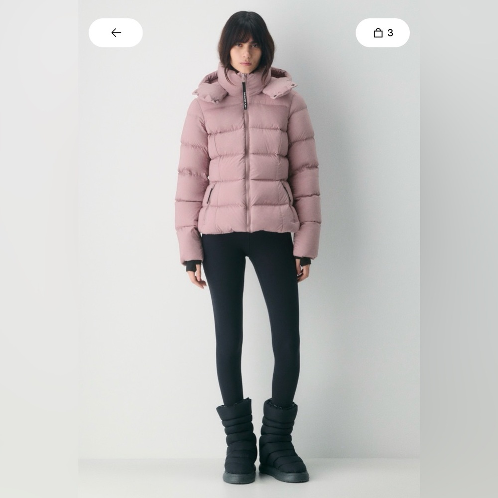 Aritzia SuperSnug Puff Jacket NWT size L Claremont Sold Out Color